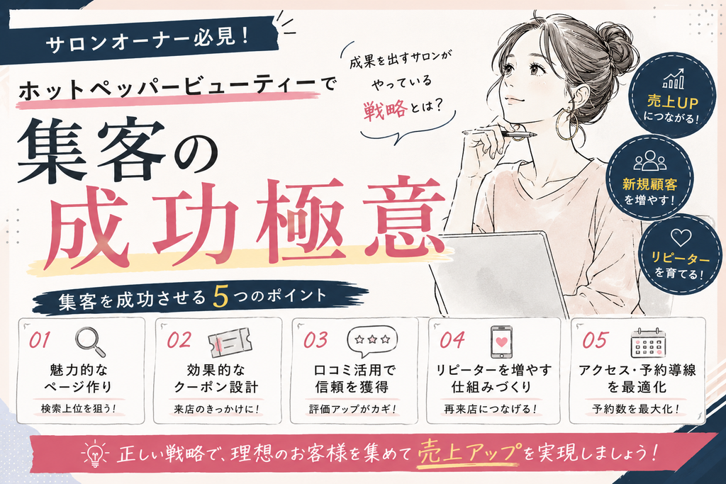 ホットペッパービューティー集客の成功極意